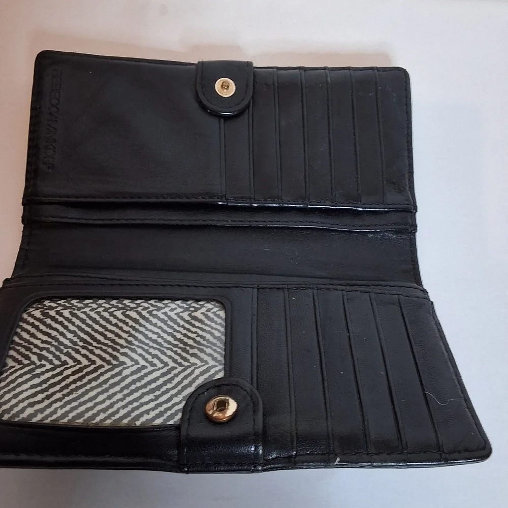 Rebecca Minkoff Gold Studded Wine Billfold